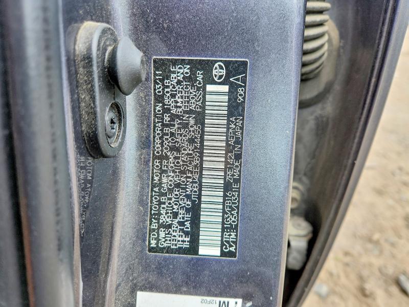 Продажа на аукционе авто 2011 Toyota Corolla, vin: JTDBU4EE3B9144455, номер лота: 53561196