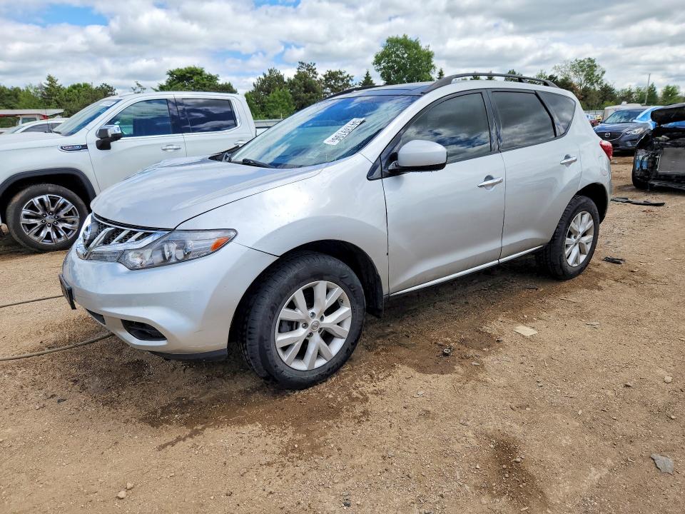 2014 Nissan Murano მანქანა იყიდება აუქციონზე, vin: JN8AZ1MWXEW522318, აუქციონის ნომერი: 54139196