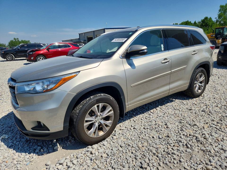 Продажа на аукционе авто 2015 Toyota Highlander, vin: 5TDJKRFH7FS183757, номер лота: 54986856