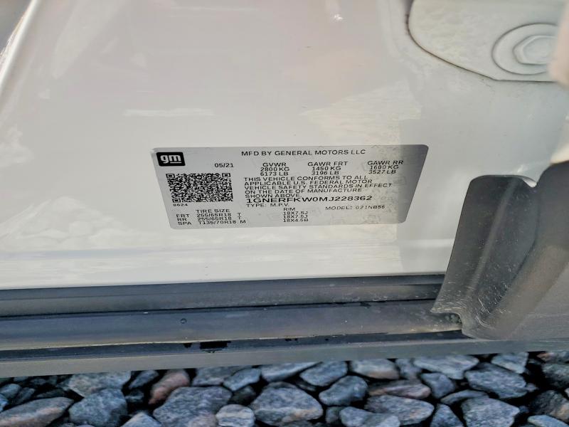 2021 Chevrolet Traverse მანქანა იყიდება აუქციონზე, vin: 1GNERFKW0MJ228362, აუქციონის ნომერი: 54561076