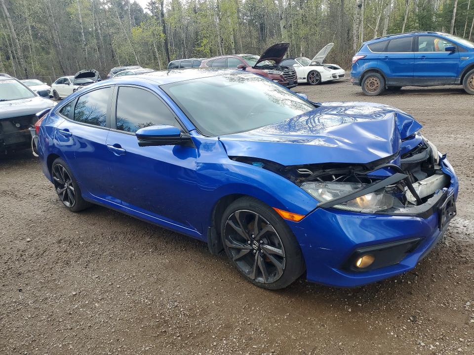 53299026 :رقم المزاد ، 2HGFC2F82KH024665 vin ، 2019 Honda Civic مزاد بيع