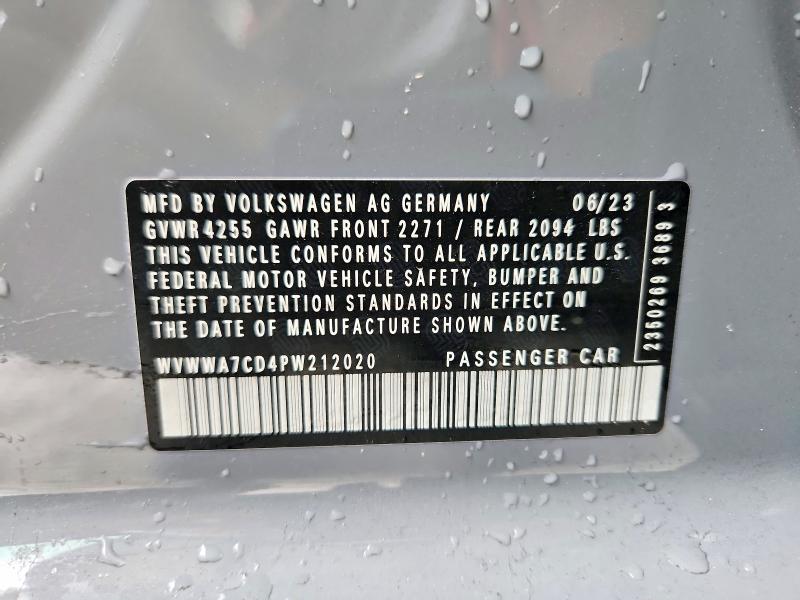 Aukcja sprzedaży 2023 Volkswagen Gti, vin: WVWWA7CD4PW212020, numer aukcji: 54260536