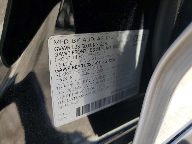 Продажа на аукционе авто 2017 Audi A4 Allroad, vin: WA18NAF49HA037228, номер лота: 53928276