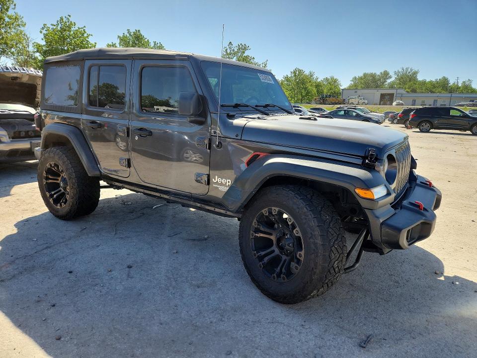 Продажа на аукционе авто 2018 Jeep Wrangler Unlimited, vin: 1C4HJXDG4JW300056, номер лота: 53248036