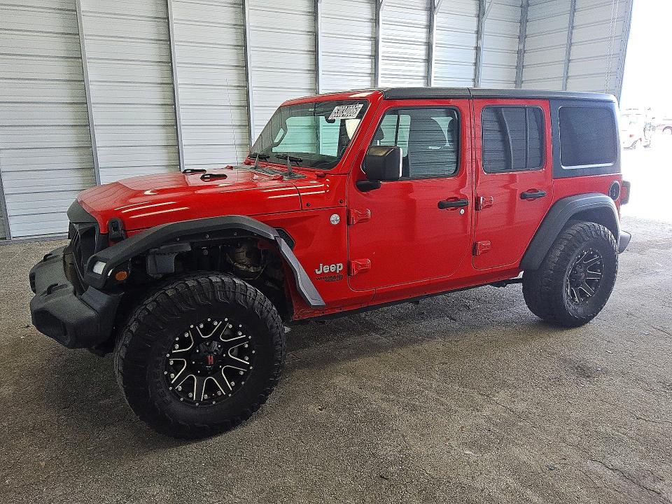 2020 Jeep Wrangler Unlimited მანქანა იყიდება აუქციონზე, vin: 1C4HJXDN2LW126943, აუქციონის ნომერი: 53034086