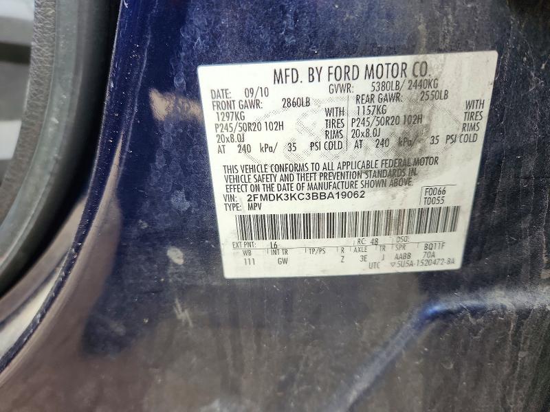 Aukcja sprzedaży 2011 Ford Edge, vin: 2FMDK3KC3BBA19062, numer aukcji: 51912866