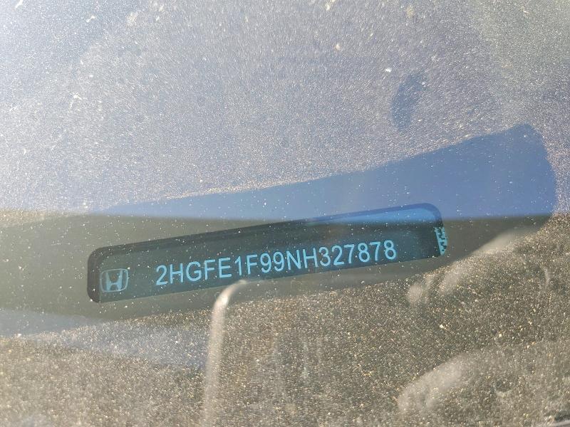 Продажа на аукционе авто 2022 Honda Civic, vin: 2HGFE1F99NH327878, номер лота: 53220636