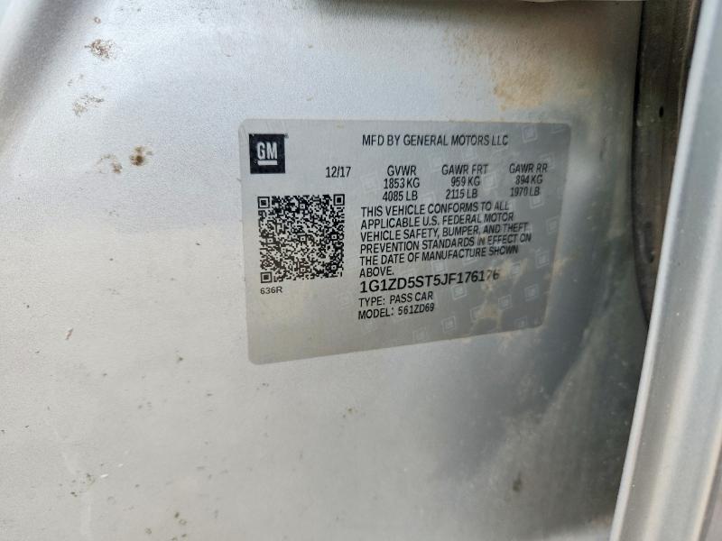 Aukcja sprzedaży 2018 Chevrolet Malibu, vin: 1G1ZD5ST5JF176176, numer aukcji: 52856266