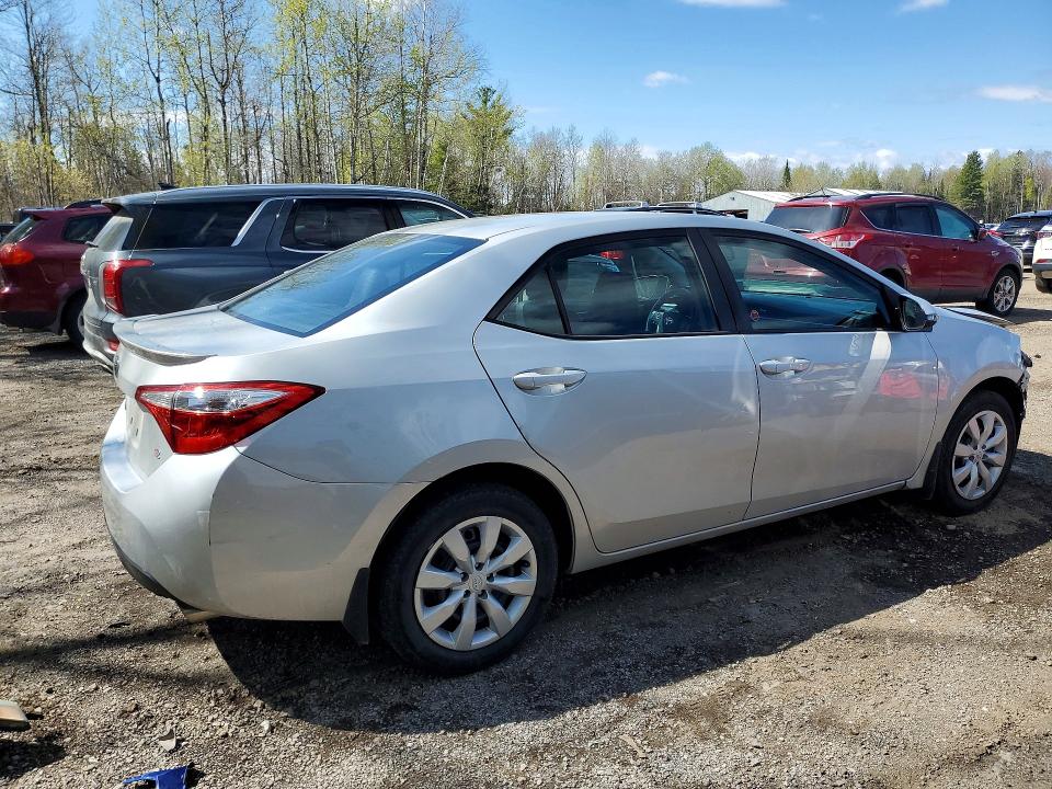 52491026 :رقم المزاد ، 2T1BURHEXFC286603 vin ، 2015 Toyota Corolla مزاد بيع