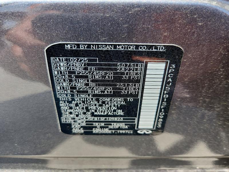 Продаж на аукціоні авто 2025 Infiniti Qx50, vin: 3PCAJ5FB1SF109823, номер лоту: 54541786