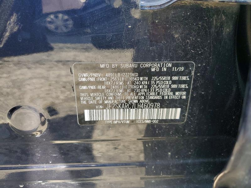 Продажа на аукционе авто 2020 Subaru Forester, vin: JF2SKARC7LH460978, номер лота: 51506146