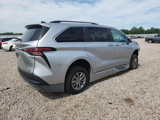 52484406 :رقم المزاد ، 5TDJRKEC6MS039901 vin ، 2021 Toyota Sienna مزاد بيع