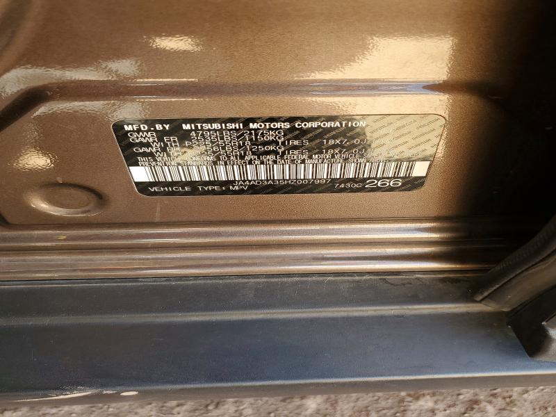 Продаж на аукціоні авто 2017 Mitsubishi Outlander, vin: JA4AD3A35HZ007997, номер лоту: 53455056