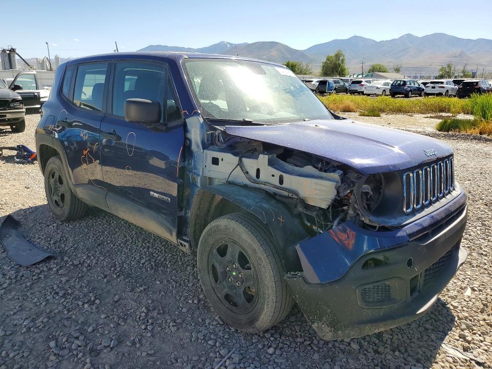2018 Jeep Renegade მანქანა იყიდება აუქციონზე, vin: ZACCJBAB5JPG89129, აუქციონის ნომერი: 54226786