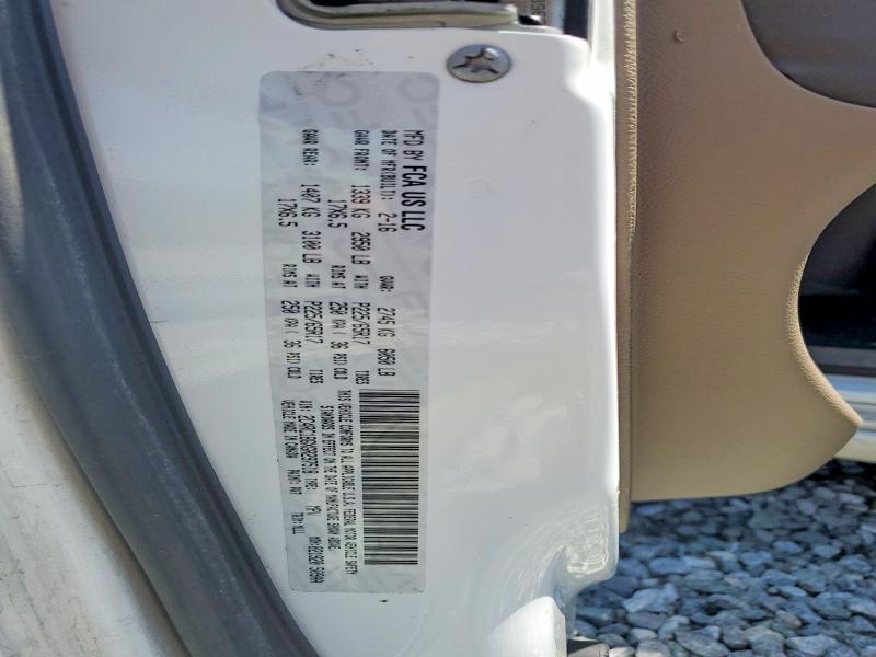 2016 Chrysler Town & Country მანქანა იყიდება აუქციონზე, vin: 2C4RC1BGXGR297518, აუქციონის ნომერი: 53753746