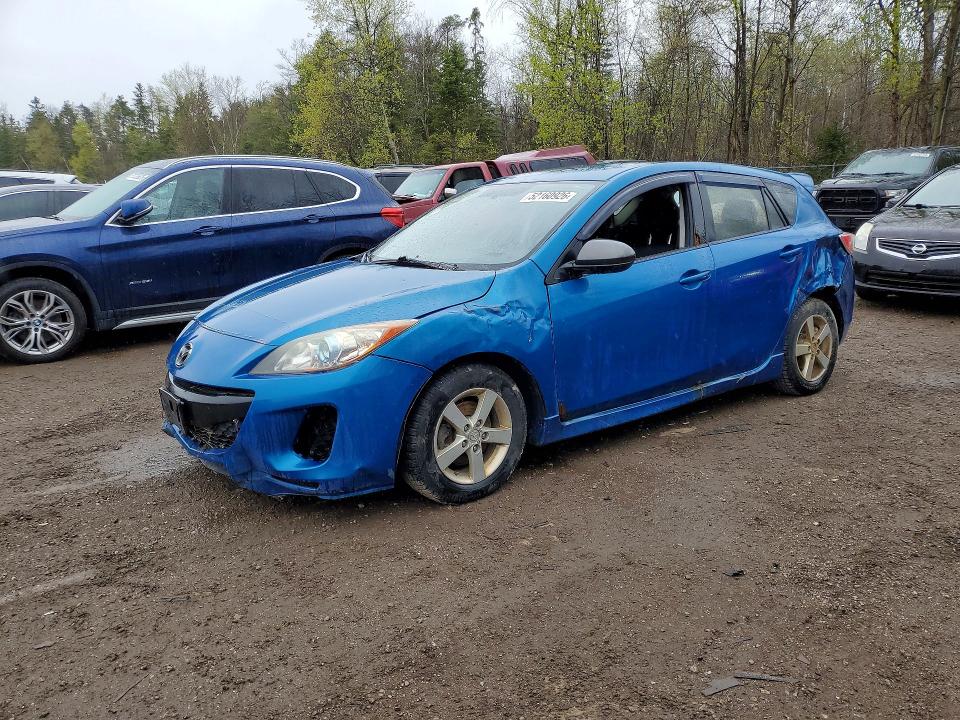 2012 Mazda 3 მანქანა იყიდება აუქციონზე, vin: JM1BL1L76C1634765, აუქციონის ნომერი: 52160926