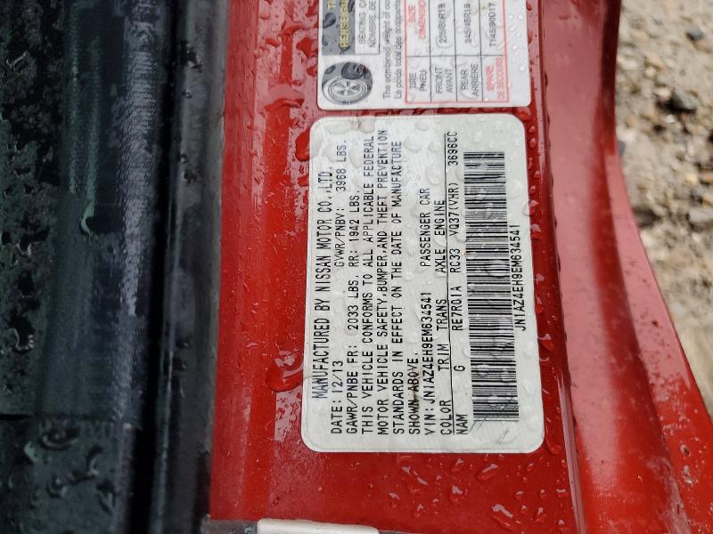 Aukcja sprzedaży 2014 Nissan 370z, vin: JN1AZ4EH9EM634541, numer aukcji: 52090086