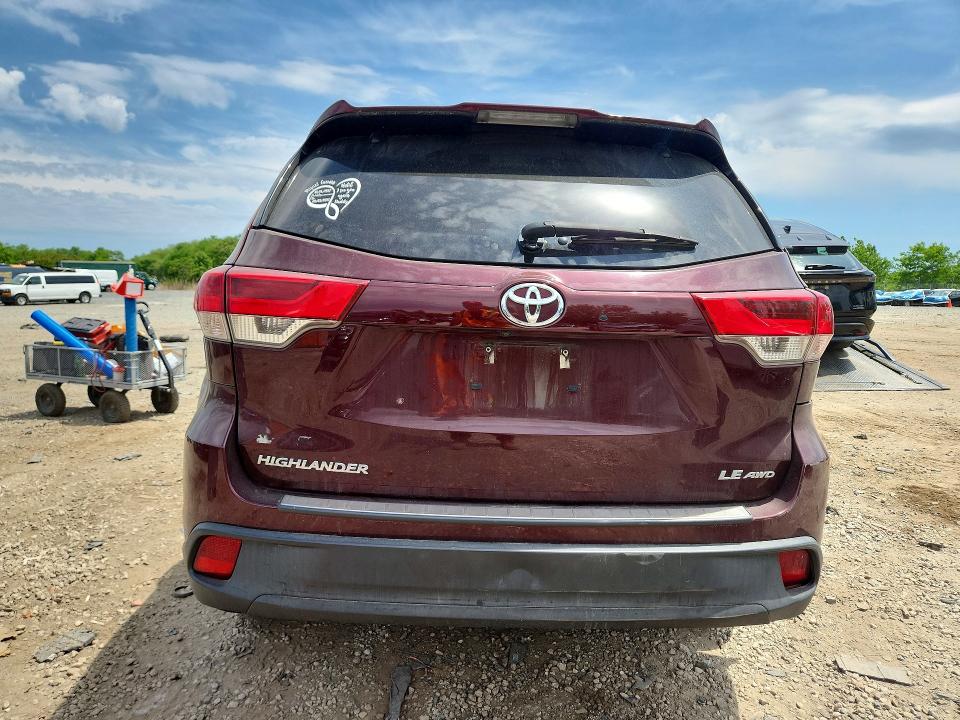 2019 Toyota Highlander მანქანა იყიდება აუქციონზე, vin: 5TDBZRFH1KS731794, აუქციონის ნომერი: 53613226