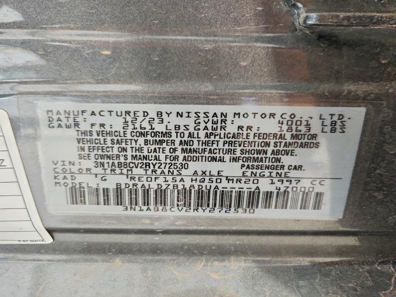 Продажа на аукционе авто 2024 Nissan Sentra, vin: 3N1AB8CV2RY272530, номер лота: 52378466