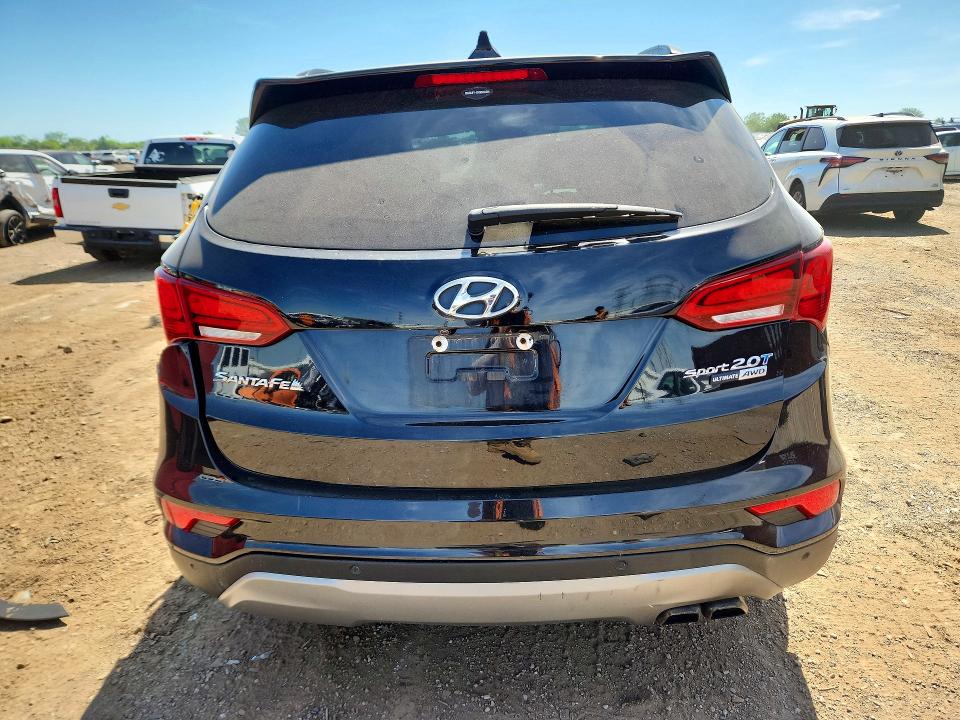 55006046 :رقم المزاد ، 5XYZWDLAXHG485562 vin ، 2017 Hyundai Santa Fe Sport مزاد بيع