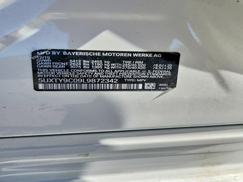 Продажа на аукционе авто 2020 Bmw X3, vin: 5UXTY9C09L9B72342, номер лота: 54337596