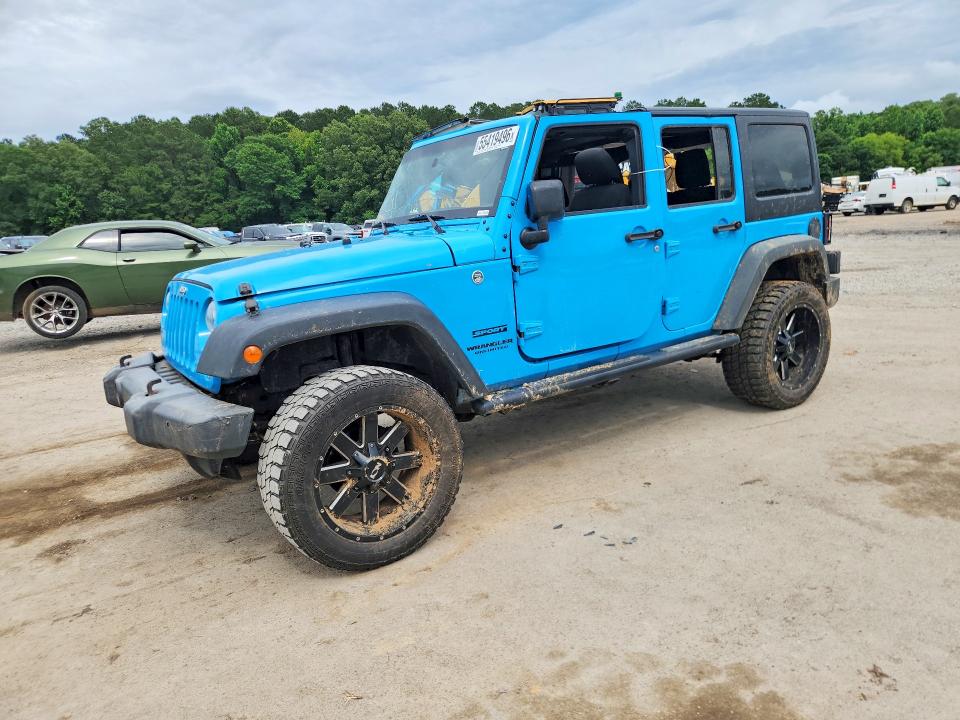 55419496 :رقم المزاد ، 1C4BJWDG2HL609682 vin ، 2017 Jeep Wrangler Unlimited مزاد بيع
