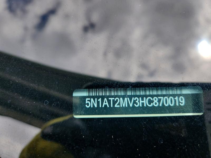 Продаж на аукціоні авто 2017 Nissan Rogue, vin: 5N1AT2MV3HC870019, номер лоту: 54170556