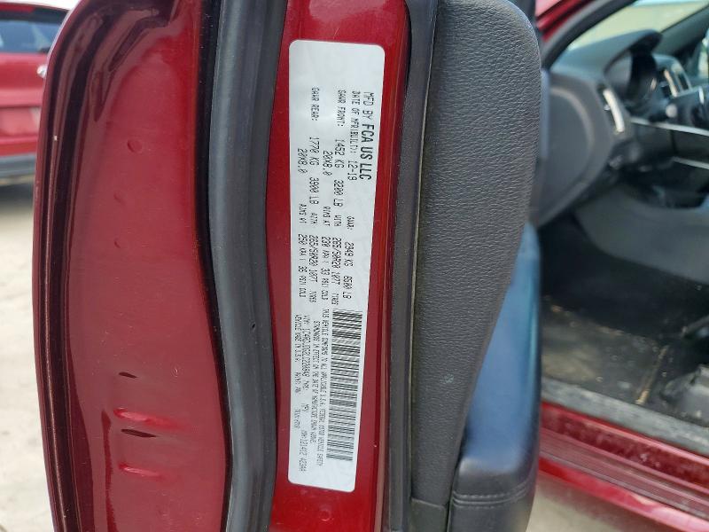 Продаж на аукціоні авто 2020 Dodge Durango, vin: 1C4RDJDG2LC220848, номер лоту: 54150816