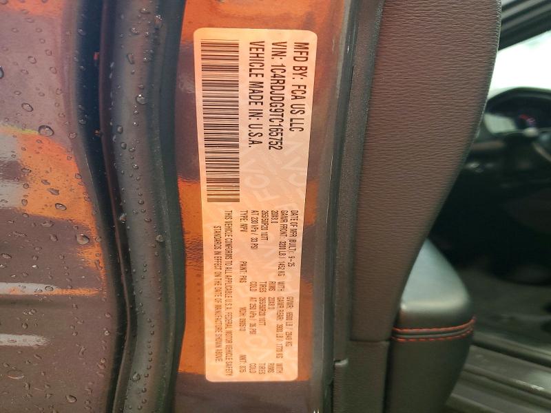 54694506 :رقم المزاد ، 1C4RDJDG9TC165752 vin ، 2026 Dodge Durango مزاد بيع