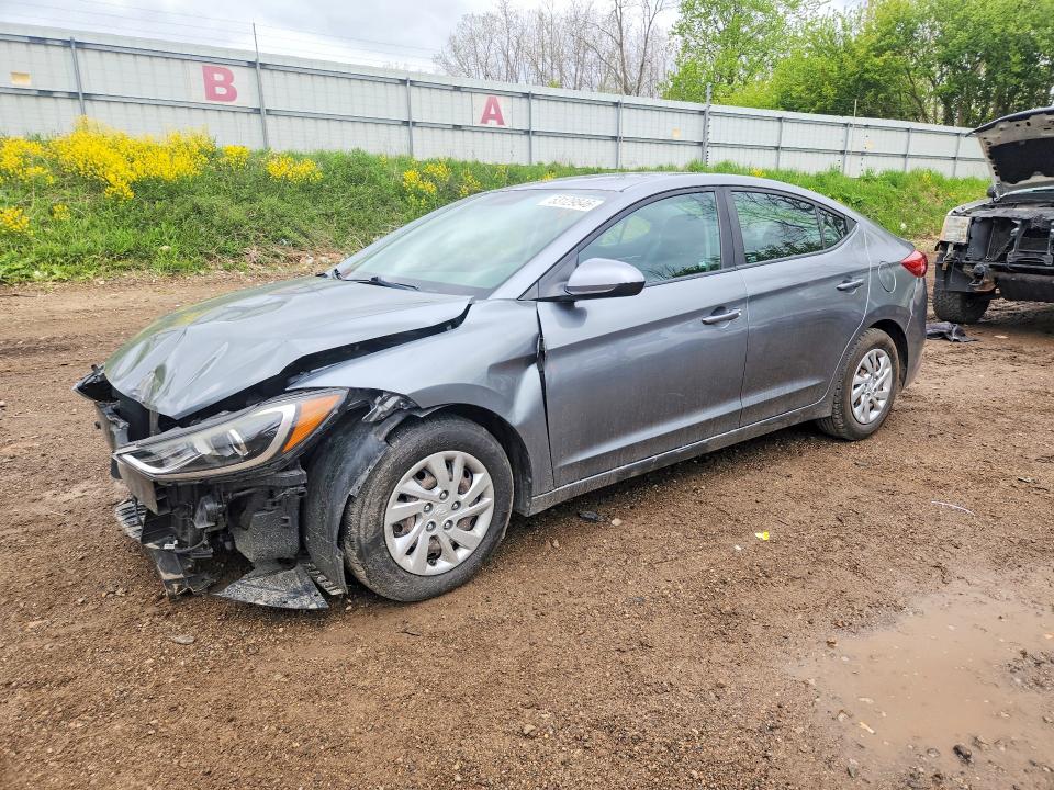 Auction sale of the 2018 Hyundai Elantra, vin: KMHD74LF1JU452940, lot number: 53129546