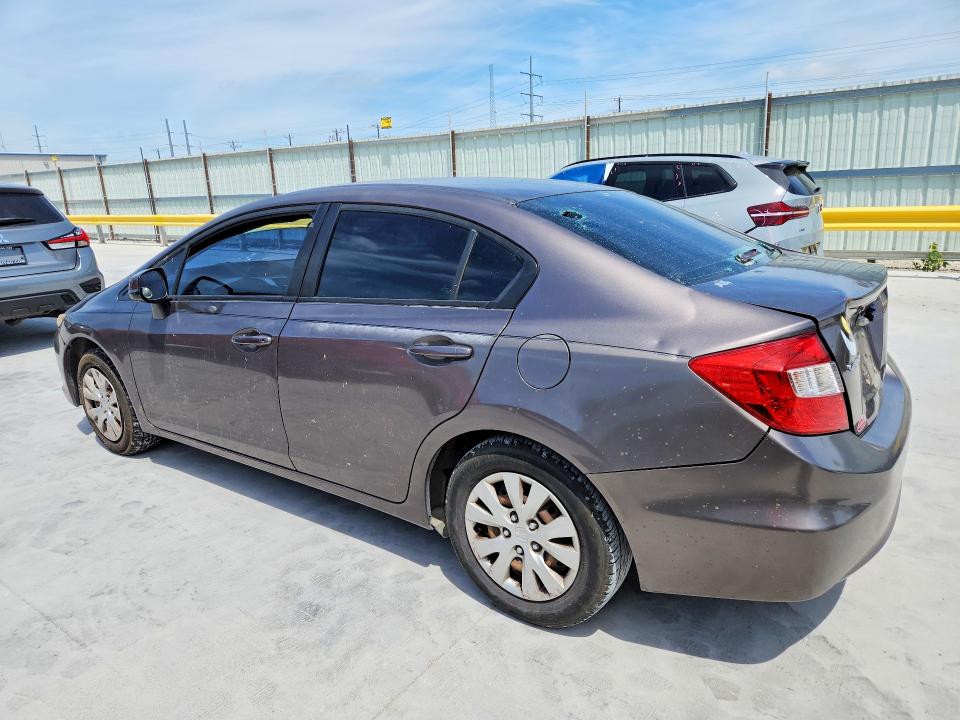 2012 Honda Civic მანქანა იყიდება აუქციონზე, vin: 2HGFB2F56CH516528, აუქციონის ნომერი: 52595076