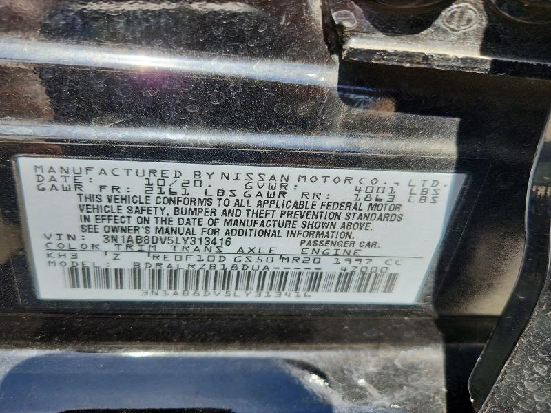 Aukcja sprzedaży 2020 Nissan Sentra, vin: 3N1AB8DV5LY313416, numer aukcji: 53382166