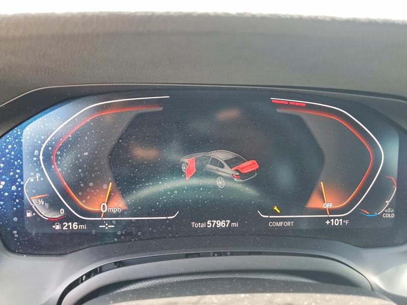 2022 Bmw 330i მანქანა იყიდება აუქციონზე, vin: 3MW5R1J0XN8C33412, აუქციონის ნომერი: 54793666