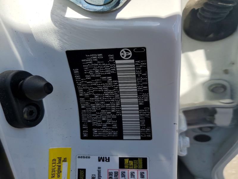 Продажа на аукционе авто 2022 Toyota Corolla, vin: 5YFEPMAE0NP274248, номер лота: 55311976