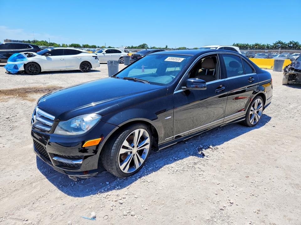 Продажа на аукционе авто 2012 Mercedes-benz C, vin: WDDGF4HB3CR209166, номер лота: 53968506