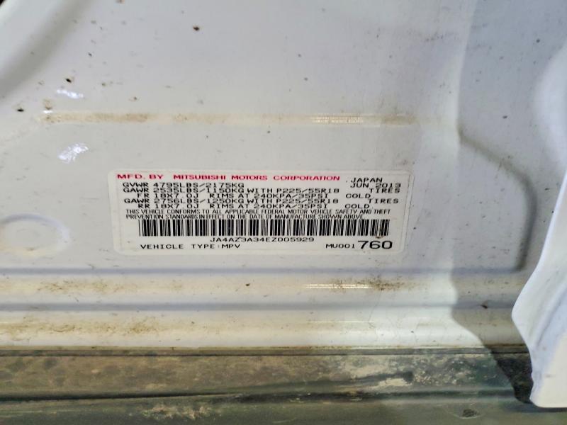 Aukcja sprzedaży 2014 Mitsubishi Outlander, vin: JA4AZ3A34EZ005929, numer aukcji: 52468546