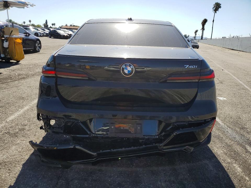 2023 Bmw 740 მანქანა იყიდება აუქციონზე, vin: WBA23EH00PCN65520, აუქციონის ნომერი: 52505806