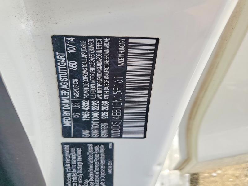 Aukcja sprzedaży 2014 Mercedes-benz Cla, vin: WDDSJ4EB1EN158161, numer aukcji: 52651466