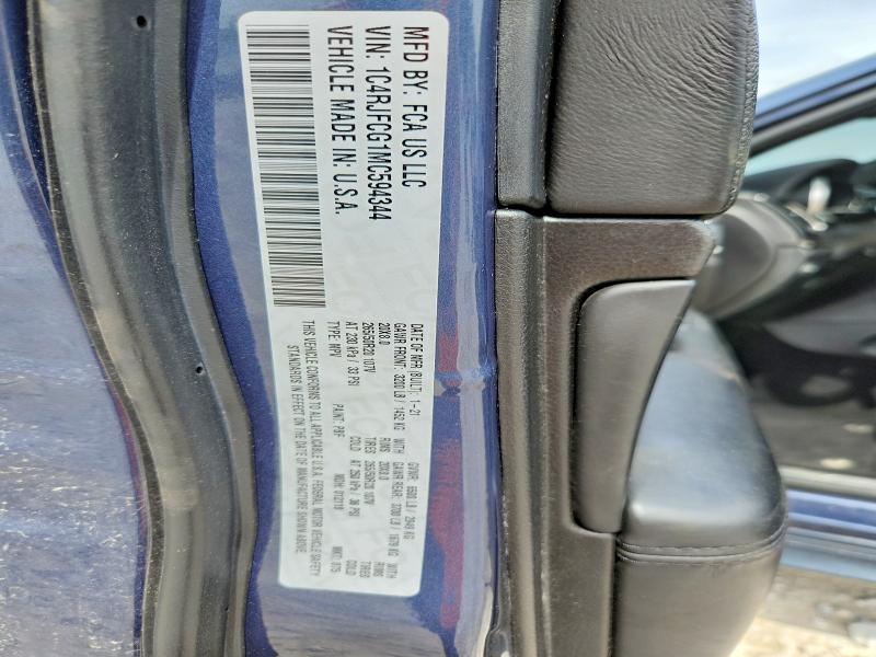 Aukcja sprzedaży 2021 Jeep Grand Cherokee, vin: 1C4RJFCG1MC594344, numer aukcji: 54865866