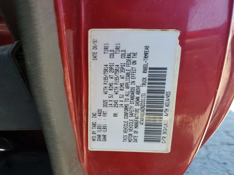 Aukcja sprzedaży 1992 Toyota Pickup, vin: 4TARN81A2NZ031151, numer aukcji: 53922736