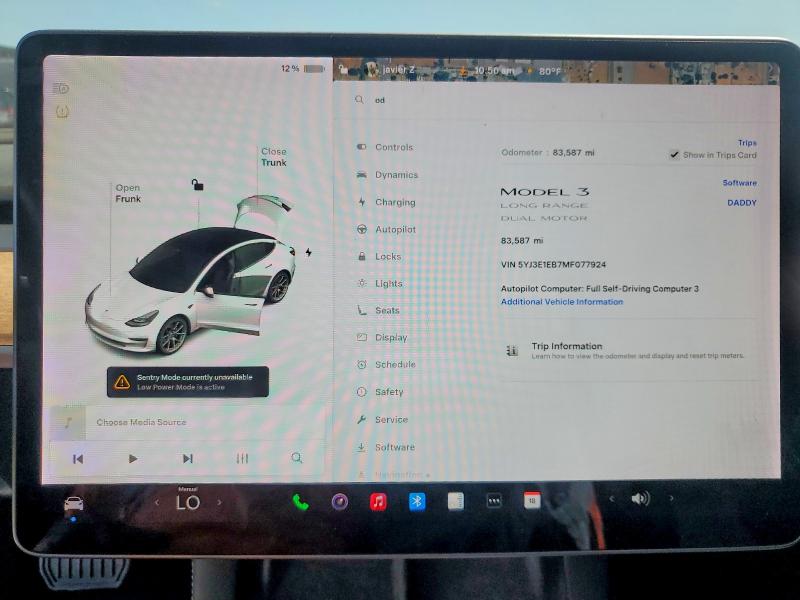 2021 Tesla Model 3 მანქანა იყიდება აუქციონზე, vin: 5YJ3E1EB7MF077924, აუქციონის ნომერი: 53814356