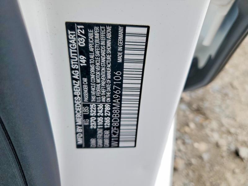 Продаж на аукціоні авто 2021 Mercedes-benz E, vin: W1KZF8DB8MA967106, номер лоту: 55211316