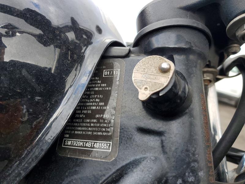 Продаж на аукціоні авто 2011 Triumph Motorcycle Thruxton, vin: SMT920K14BT481557, номер лоту: 52334846