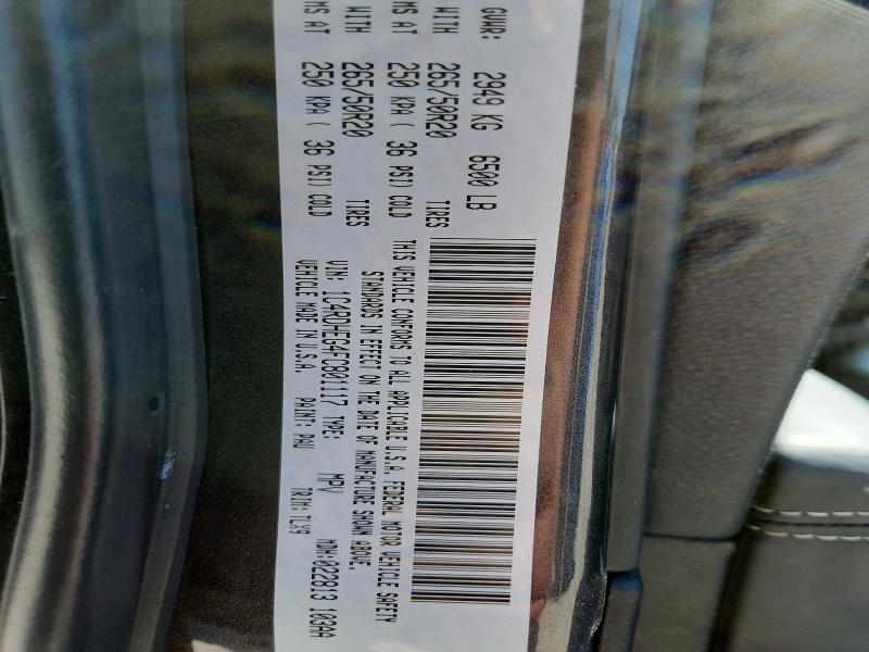 Продажа на аукционе авто 2015 Dodge Durango, vin: 1C4RDHEG4FC801117, номер лота: 53206556