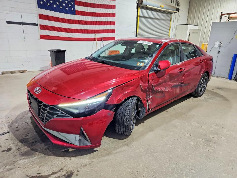 2021 Hyundai Elantra მანქანა იყიდება აუქციონზე, vin: KMHLN4AJ3MU004874, აუქციონის ნომერი: 52651836