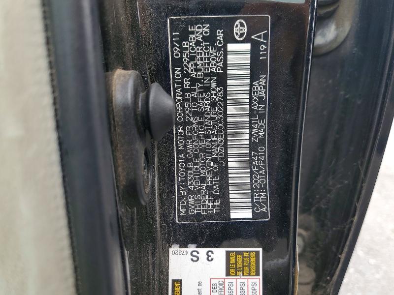 55439306 :رقم المزاد ، JTDZN3EU0C3022783 vin ، 2012 Toyota Prius V مزاد بيع