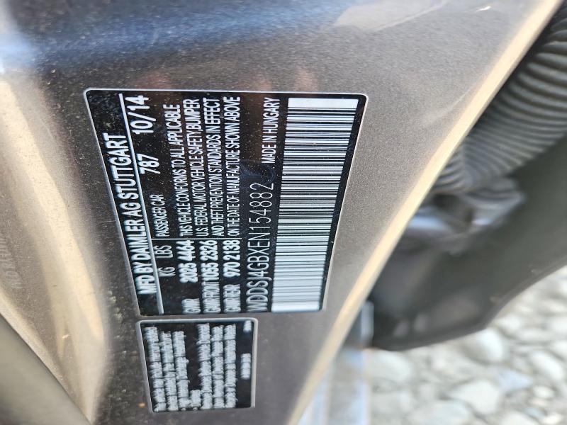 Продажа на аукционе авто 2014 Mercedes-benz Cla, vin: WDDSJ4GBXEN154882, номер лота: 53441366