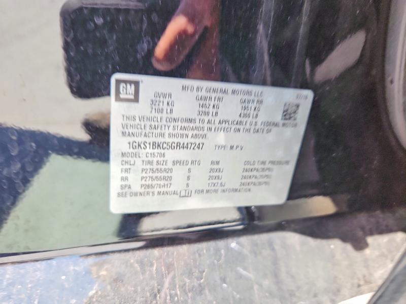 Продажа на аукционе авто 2016 Gmc Yukon, vin: 1GKS1BKC5GR447247, номер лота: 52885086