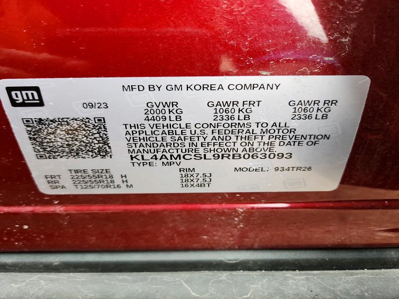 Продаж на аукціоні авто 2024 Buick Encore Gx, vin: KL4AMCSL9RB063093, номер лоту: 52167536