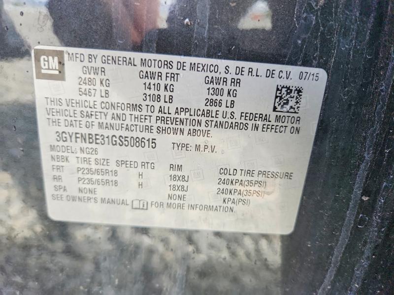 Продажа на аукционе авто 2016 Cadillac Srx, vin: 3GYFNBE31GS508615, номер лота: 53290686